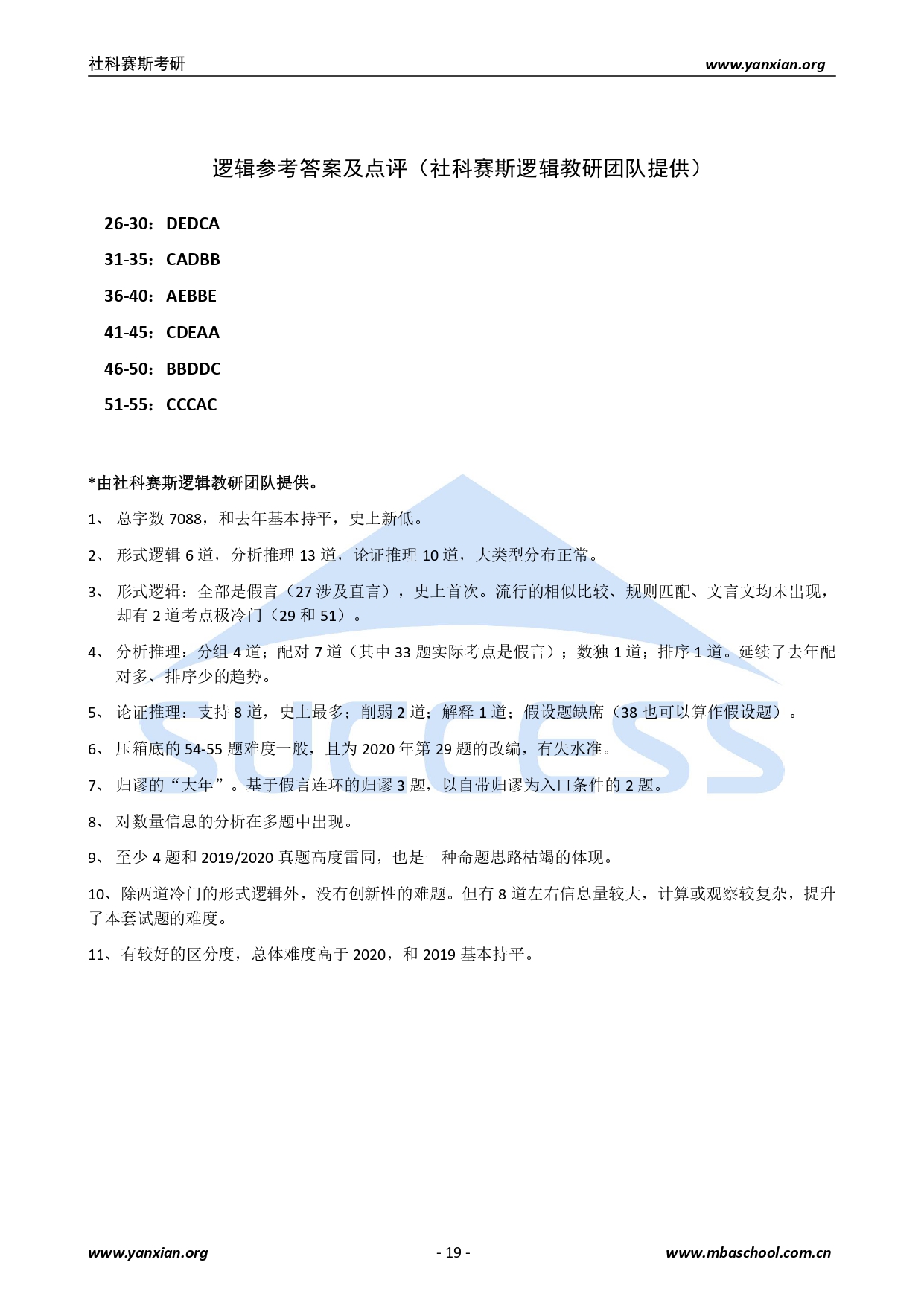 2021管綜真題：2021年管理類(lèi)聯(lián)考綜合真題及解析